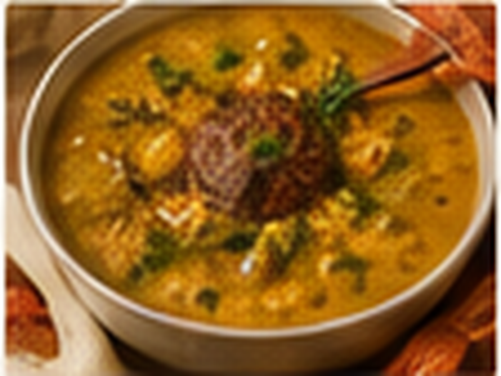 Comforting masoor dal served in a warm premium NAZIA recipe setting
