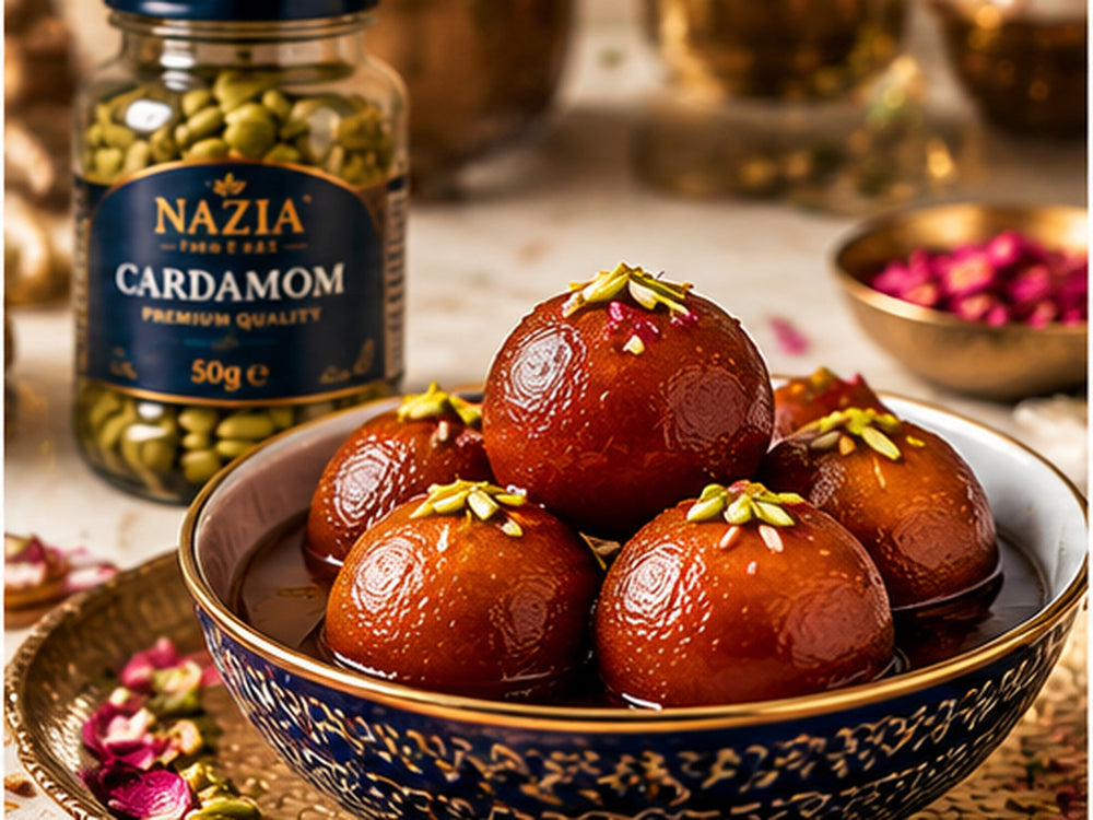Gulab Jamun with NAZIA cardamom